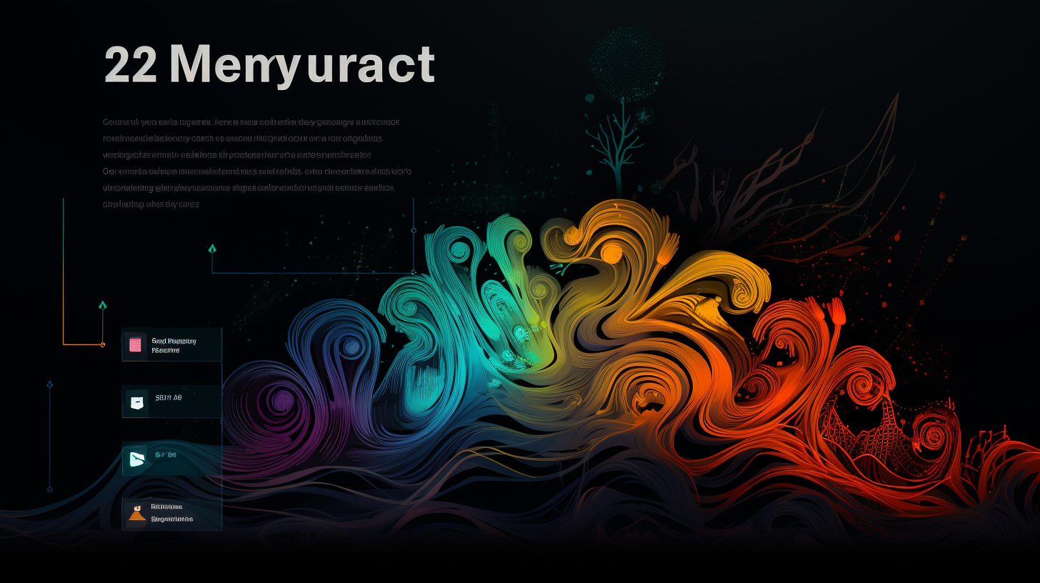 The use of bold and vibrant colors in web design