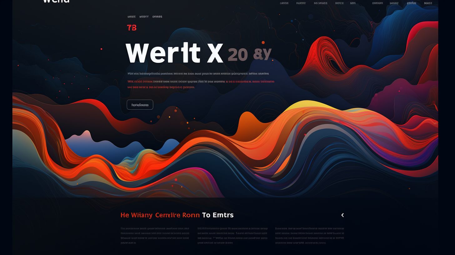 The use of bold and vibrant colors in web design