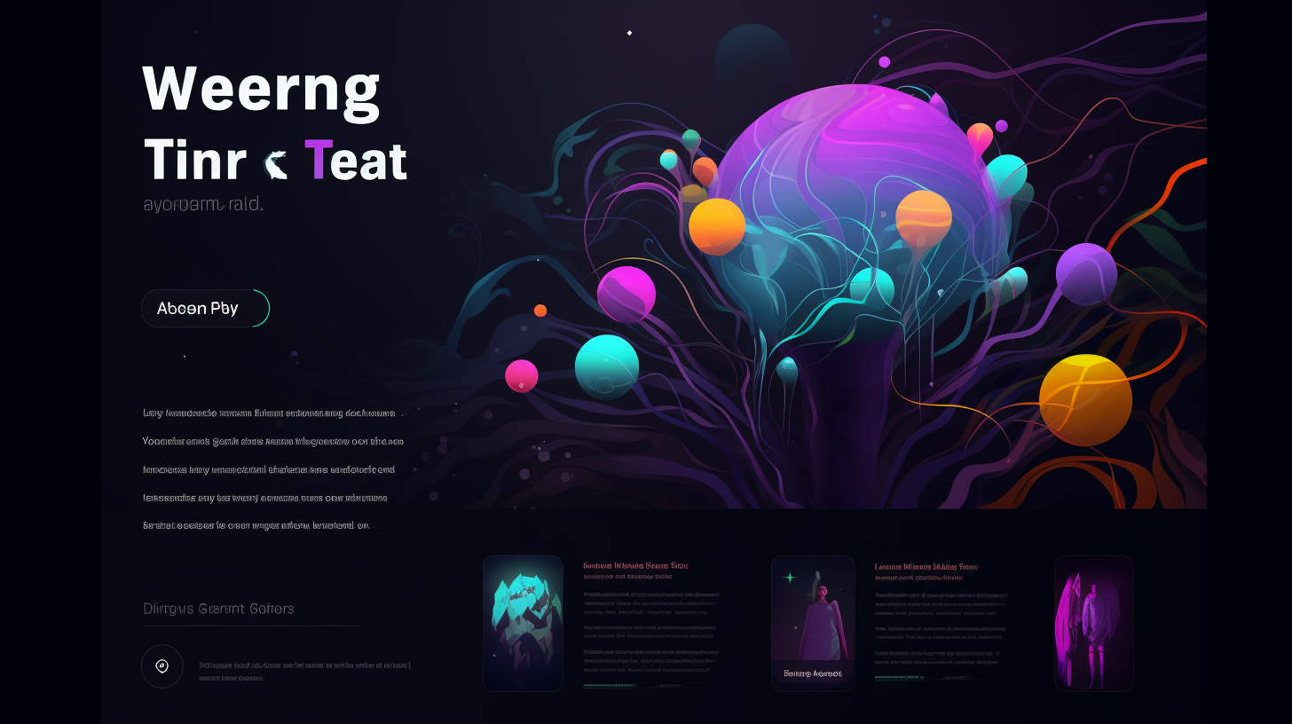 The use of bold and vibrant colors in web design