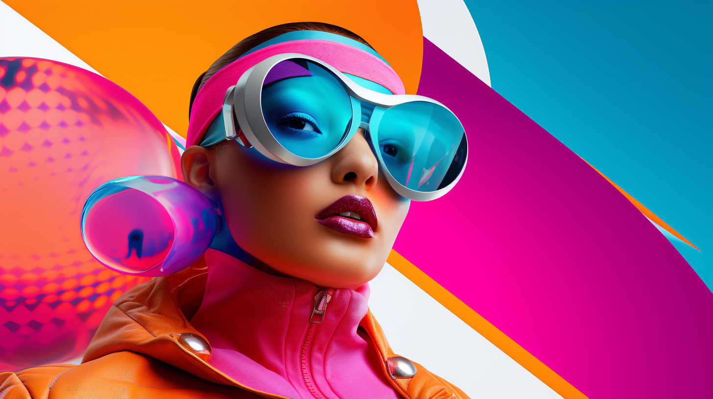 The use of bold and vibrant colors in web design in 2022